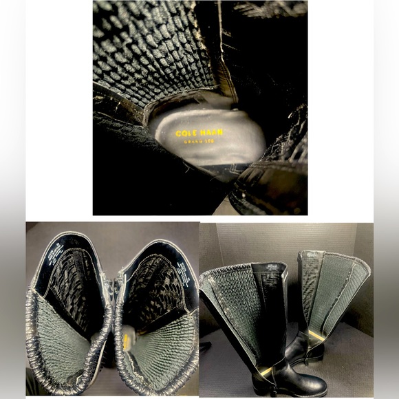 BNWT Cole Haan Grand 360 Black Tall Cozy Flexible Calf 5M PRICE FIRM!!!!!!!!!! - Picture 13 of 16